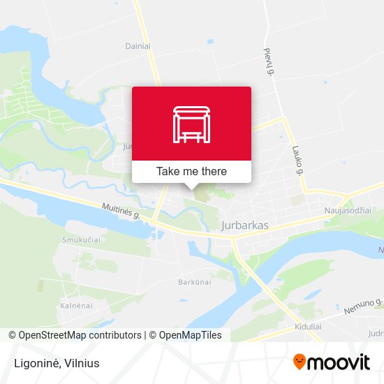 Карта Ligoninė
