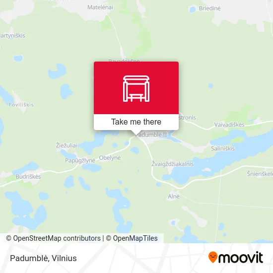 Карта Padumblė