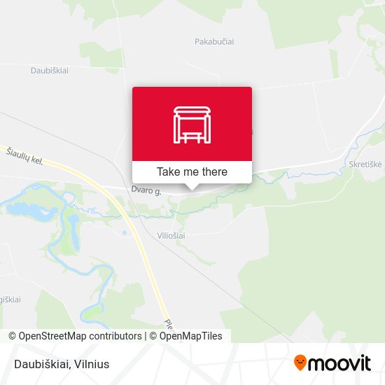 Карта Daubiškiai