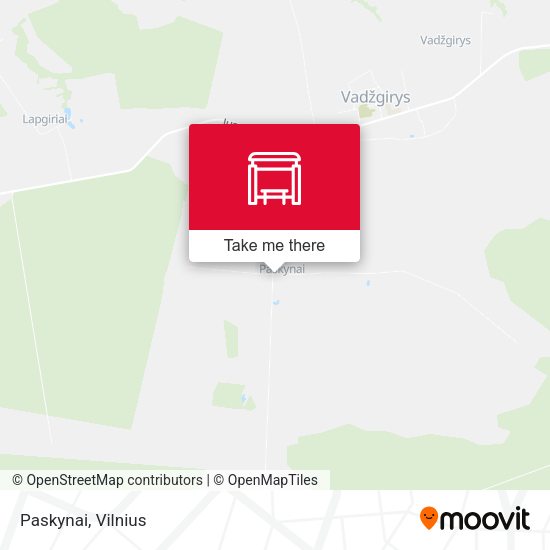 Карта Paskynai