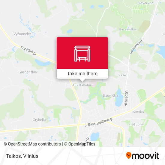Карта Taikos