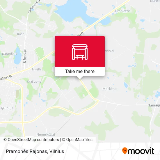 Карта Pramonės Rajonas