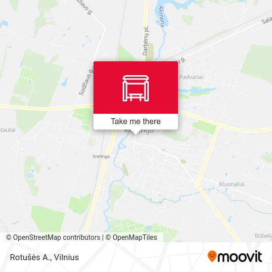 Карта Rotušės A.