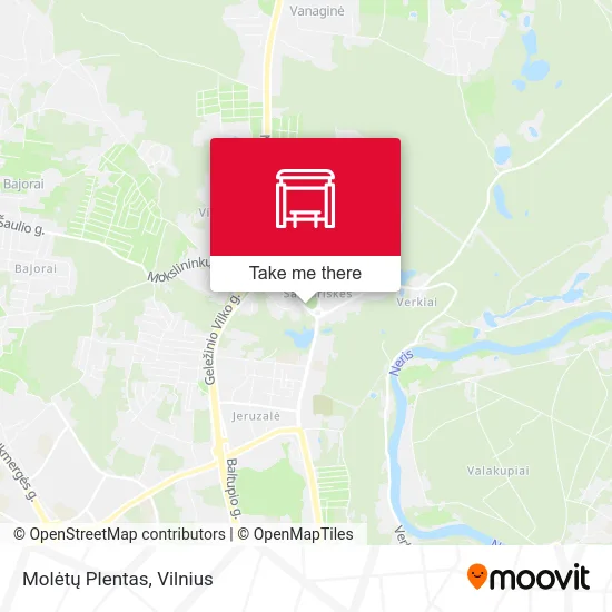 Карта Molėtų Plentas