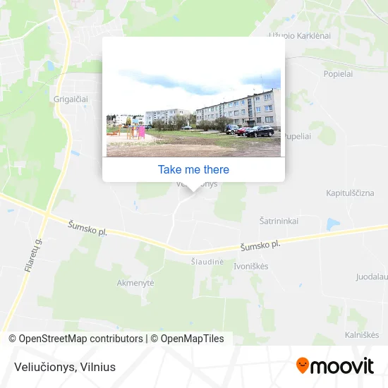 Карта Veliučionys