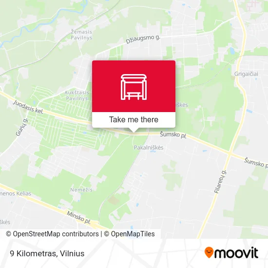 Карта 9 Kilometras