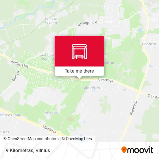 Карта 9 Kilometras