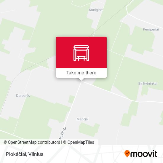 Карта Plokščiai