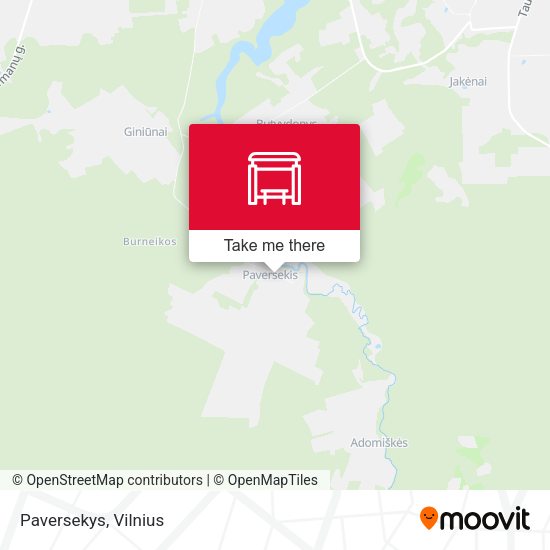 Карта Paversekys