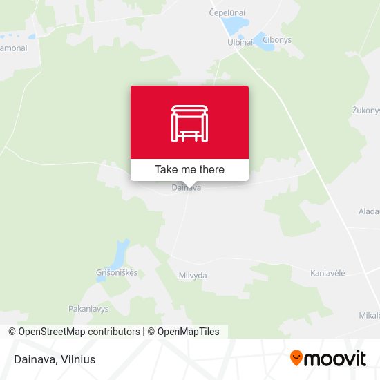 Карта Dainava