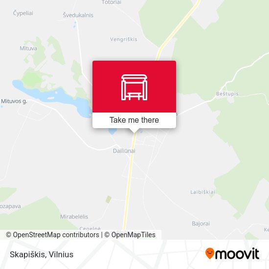 Карта Skapiškis