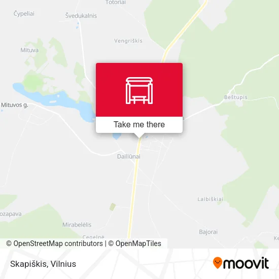 Карта Skapiškis