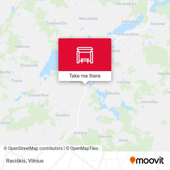Карта Raciškis