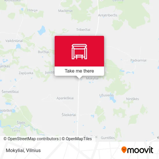 Карта Mokyliai