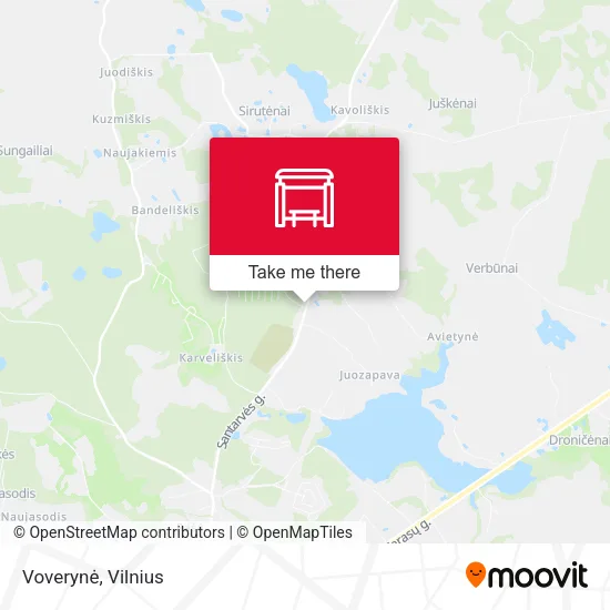 Карта Voverynė