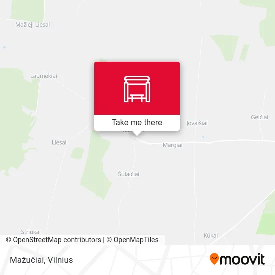 Карта Mažučiai