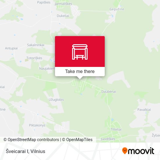 Карта Šveicarai I