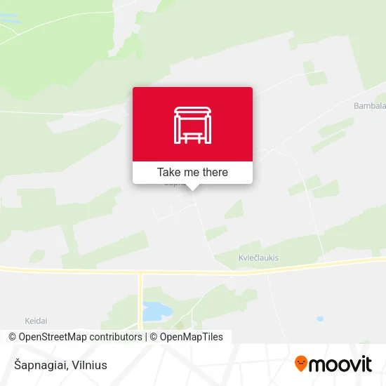 Карта Šapnagiai