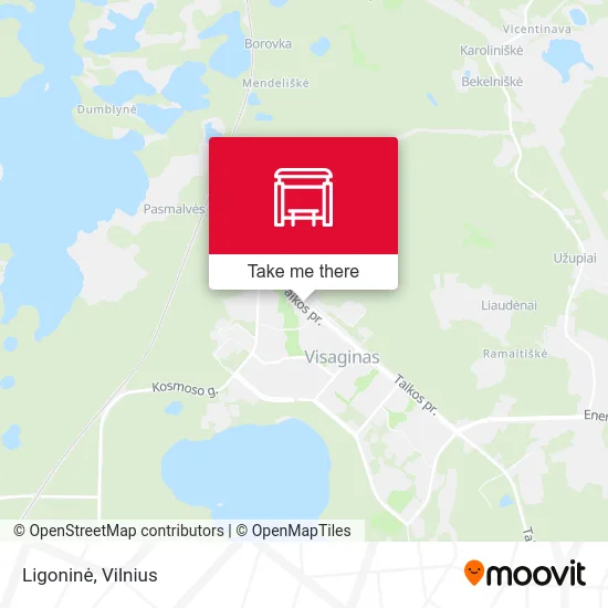 Карта Ligoninė