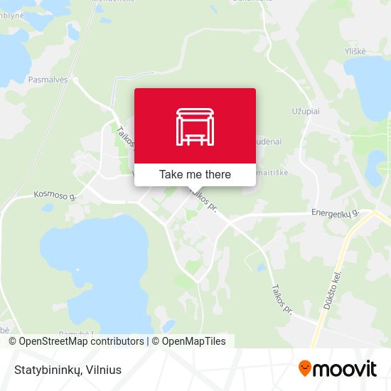 Карта Statybininkų