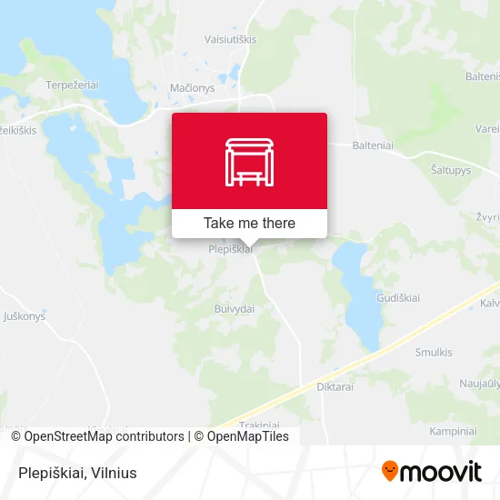 Карта Plepiškiai