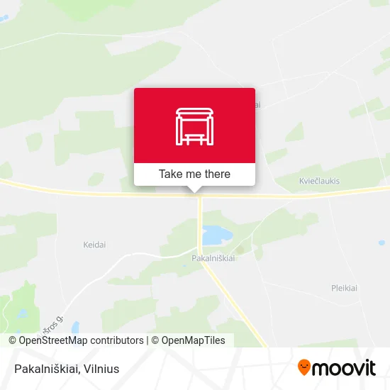 Карта Pakalniškiai