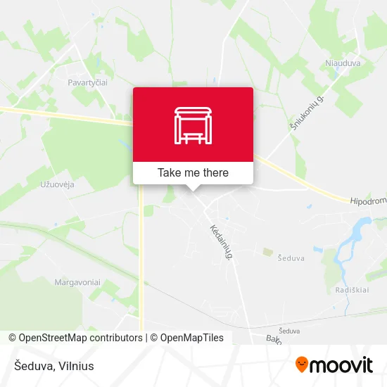 Карта Šeduva