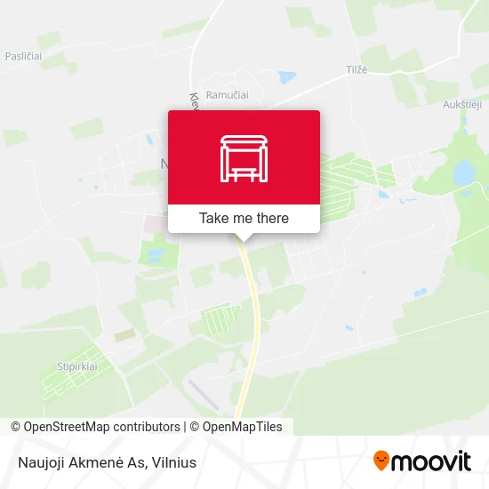 Карта Naujoji Akmenė As