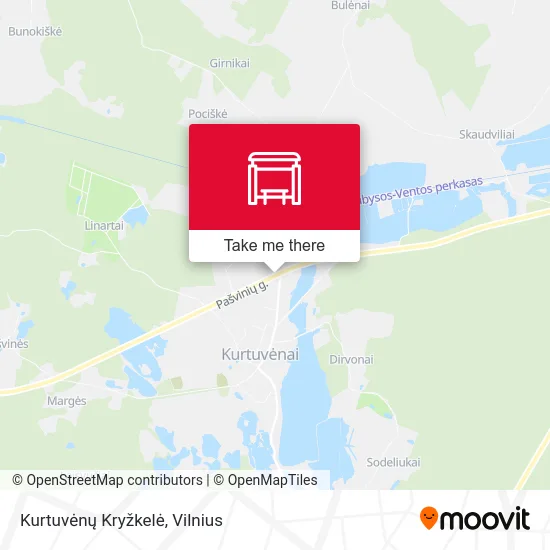 Kurtuvėnų Kryžkelė map