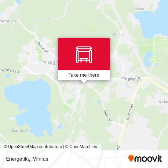 Карта Energetikų