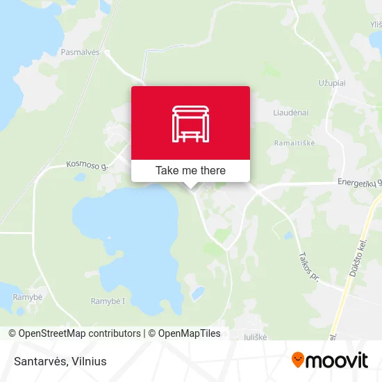 Карта Santarvės