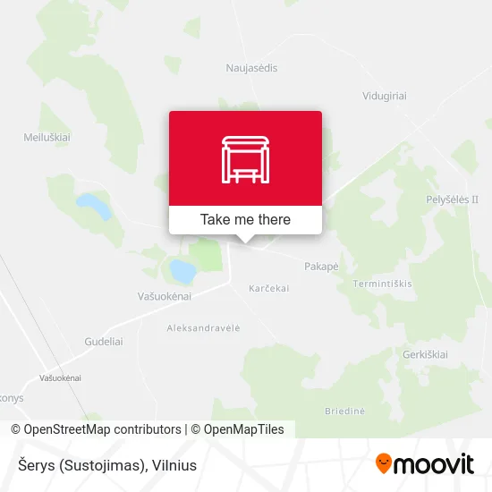 Карта Šerys (Sustojimas)