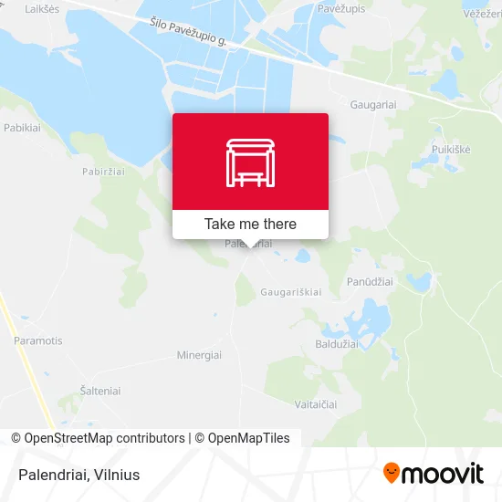 Карта Palendriai