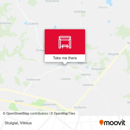 Карта Stulgiai