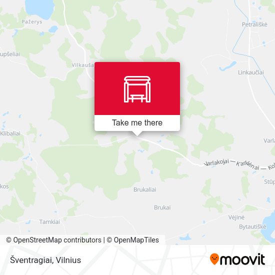 Карта Šventragiai