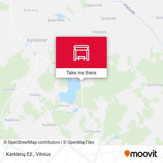 Карта Karklėnų Ež.