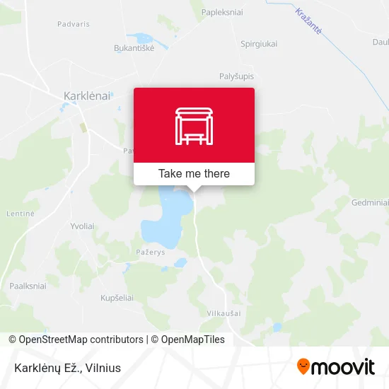 Карта Karklėnų Ež.