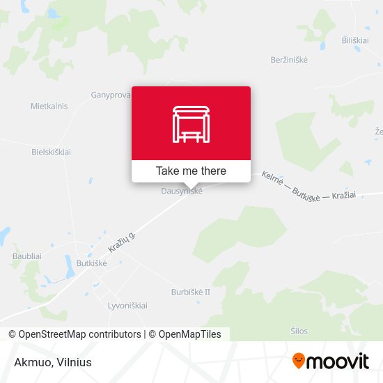 Карта Akmuo