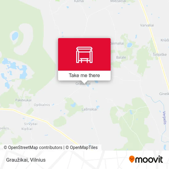 Карта Graužikai