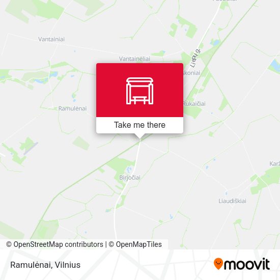 Карта Ramulėnai