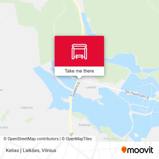 Карта Kelias Į Laikšes