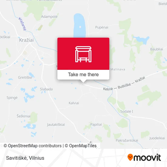 Карта Savitiškė