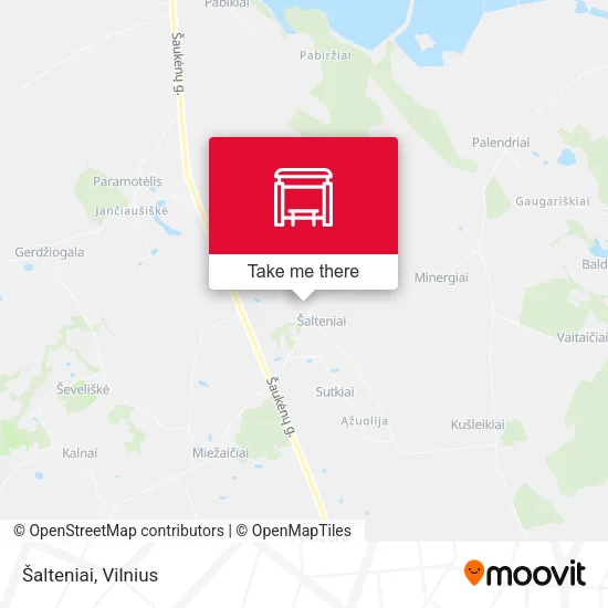Карта Šalteniai