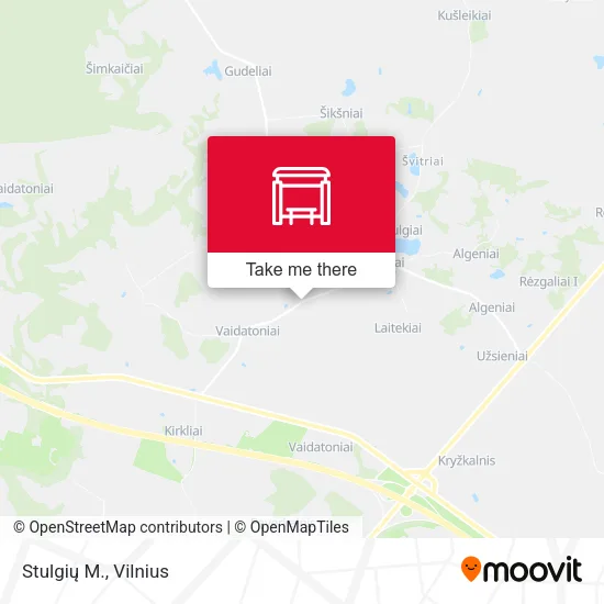 Карта Stulgių M.