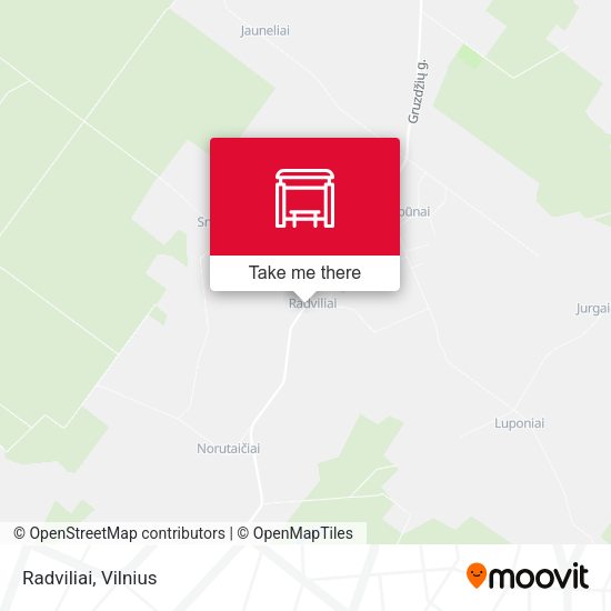 Карта Radviliai