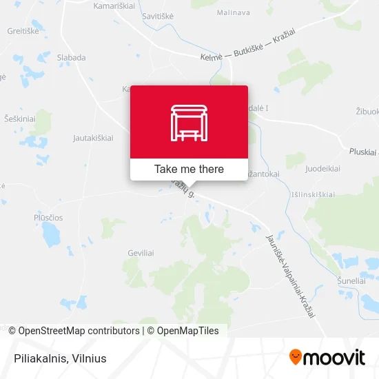 Карта Piliakalnis