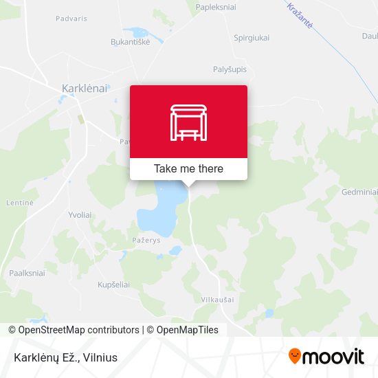 Карта Karklėnų Ež.