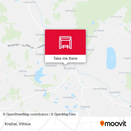 Карта Kražiai