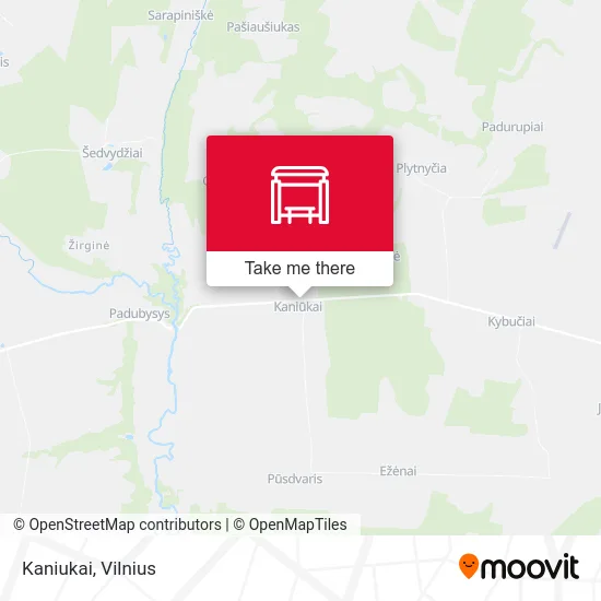 Карта Kaniukai