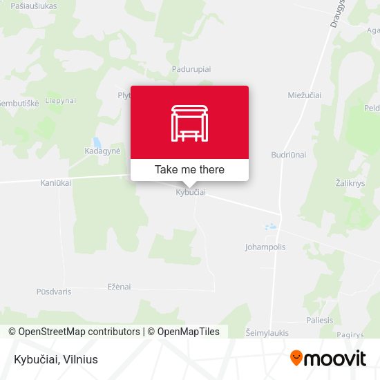 Карта Kybučiai